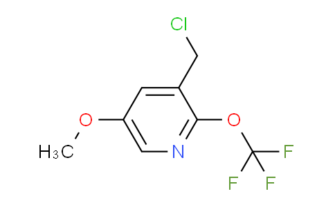 AM43561 | 1806086-40-7 | 3-(Chloromethyl)-5-methoxy-2-(trifluoromethoxy)pyridine