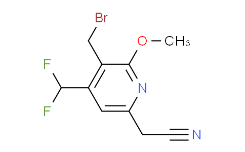 AM43567 | 1361766-30-4 | 3-(Bromomethyl)-4-(difluoromethyl)-2-methoxypyridine-6-acetonitrile