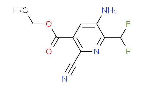 AM43568 | 1805937-11-4 | Ethyl 3-amino-6-cyano-2-(difluoromethyl)pyridine-5-carboxylate