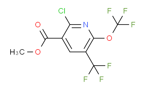 AM43571 | 1804325-85-6 | Methyl 2-chloro-6-(trifluoromethoxy)-5-(trifluoromethyl)pyridine-3-carboxylate