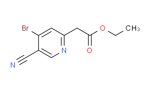 Ethyl 4-bromo-5-cyanopyridine-2-acetate