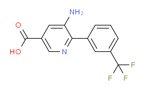 AM43586 | 1261814-31-6 | 5-Amino-6-(3-(trifluoromethyl)phenyl)nicotinic acid