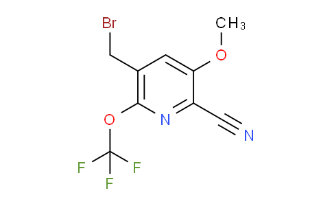 AM43587 | 1804329-89-2 | 5-(Bromomethyl)-2-cyano-3-methoxy-6-(trifluoromethoxy)pyridine
