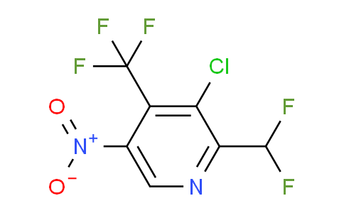 AM43590 | 1805277-93-3 | 3-Chloro-2-(difluoromethyl)-5-nitro-4-(trifluoromethyl)pyridine
