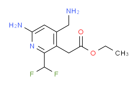 AM43595 | 1806888-38-9 | Ethyl 6-amino-4-(aminomethyl)-2-(difluoromethyl)pyridine-3-acetate