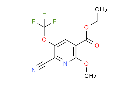 AM43599 | 1804785-46-3 | Ethyl 2-cyano-6-methoxy-3-(trifluoromethoxy)pyridine-5-carboxylate