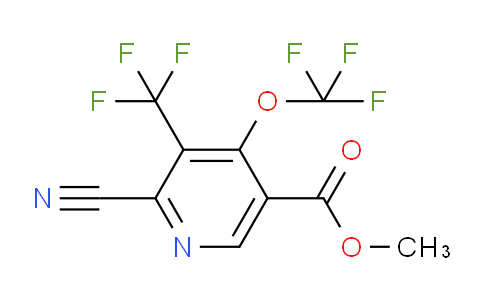 AM43602 | 1803666-78-5 | Methyl 2-cyano-4-(trifluoromethoxy)-3-(trifluoromethyl)pyridine-5-carboxylate