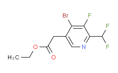 AM43603 | 1804853-05-1 | Ethyl 4-bromo-2-(difluoromethyl)-3-fluoropyridine-5-acetate
