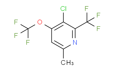 AM43605 | 1803936-18-6 | 3-Chloro-6-methyl-4-(trifluoromethoxy)-2-(trifluoromethyl)pyridine