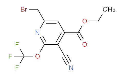AM43622 | 1804451-68-0 | Ethyl 6-(bromomethyl)-3-cyano-2-(trifluoromethoxy)pyridine-4-carboxylate