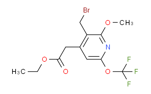 AM43624 | 1805918-44-8 | Ethyl 3-(bromomethyl)-2-methoxy-6-(trifluoromethoxy)pyridine-4-acetate