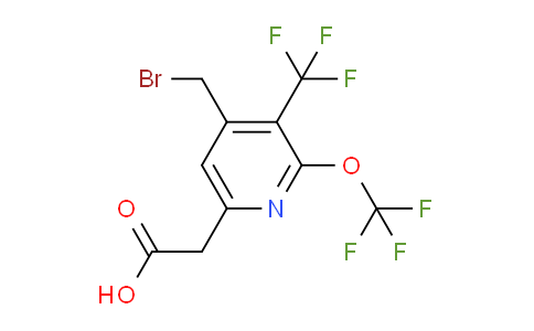 AM43625 | 1806757-26-5 | 4-(Bromomethyl)-2-(trifluoromethoxy)-3-(trifluoromethyl)pyridine-6-acetic acid