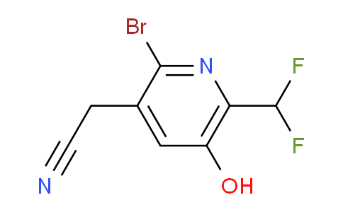 AM43628 | 1806067-96-8 | 2-Bromo-6-(difluoromethyl)-5-hydroxypyridine-3-acetonitrile