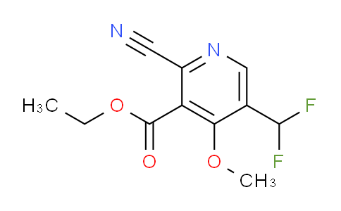 AM43630 | 1805090-73-6 | Ethyl 2-cyano-5-(difluoromethyl)-4-methoxypyridine-3-carboxylate