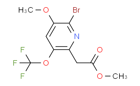AM43647 | 1804398-20-6 | Methyl 2-bromo-3-methoxy-5-(trifluoromethoxy)pyridine-6-acetate