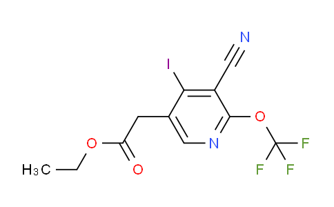 AM43648 | 1806063-70-6 | Ethyl 3-cyano-4-iodo-2-(trifluoromethoxy)pyridine-5-acetate