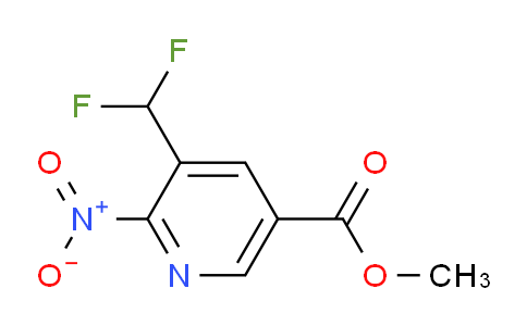 AM43651 | 1804439-46-0 | Methyl 3-(difluoromethyl)-2-nitropyridine-5-carboxylate