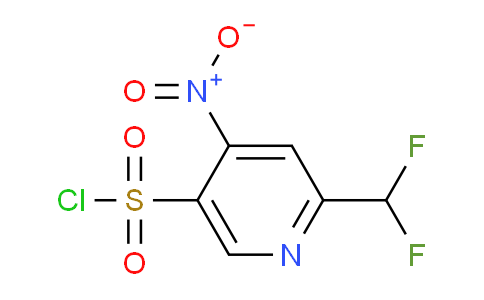 2-(Difluoromethyl)-4-nitropyridine-5-sulfonyl chloride