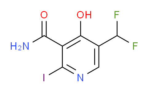 5-(Difluoromethyl)-4-hydroxy-2-iodopyridine-3-carboxamide
