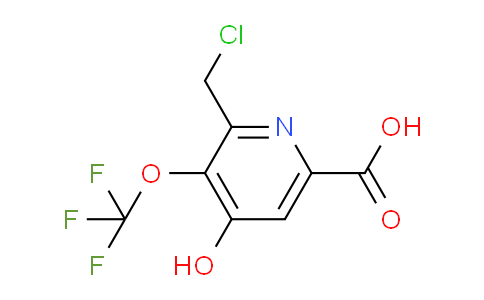 AM43695 | 1804355-21-2 | 2-(Chloromethyl)-4-hydroxy-3-(trifluoromethoxy)pyridine-6-carboxylic acid