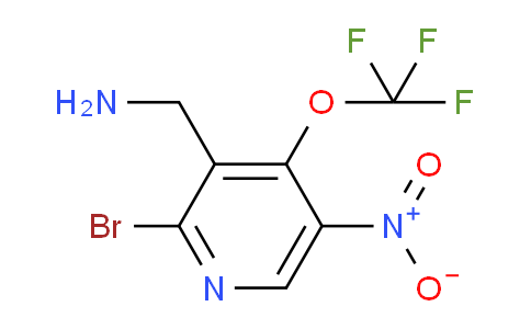 3-(Aminomethyl)-2-bromo-5-nitro-4-(trifluoromethoxy)pyridine