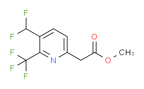 Methyl 3-(difluoromethyl)-2-(trifluoromethyl)pyridine-6-acetate