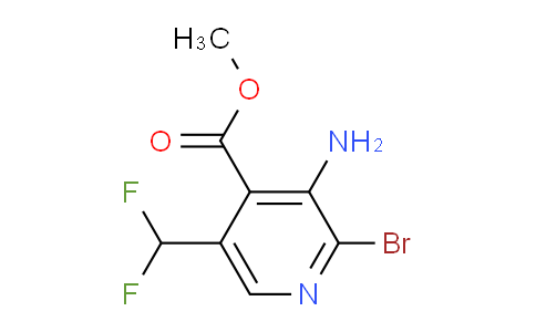 Methyl 3-amino-2-bromo-5-(difluoromethyl)pyridine-4-carboxylate