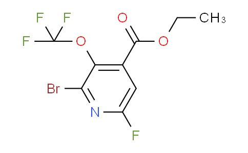 Ethyl 2-bromo-6-fluoro-3-(trifluoromethoxy)pyridine-4-carboxylate