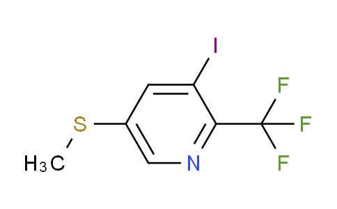 3-Iodo-5-(methylthio)-2-(trifluoromethyl)pyridine