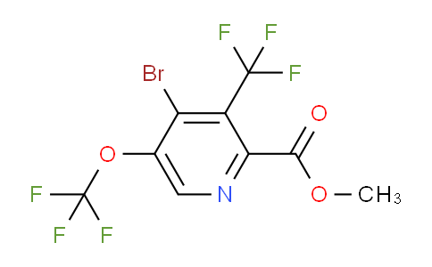 AM43728 | 1806238-02-7 | Methyl 4-bromo-5-(trifluoromethoxy)-3-(trifluoromethyl)pyridine-2-carboxylate