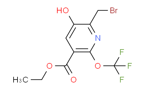 AM43740 | 1804359-12-3 | Ethyl 2-(bromomethyl)-3-hydroxy-6-(trifluoromethoxy)pyridine-5-carboxylate