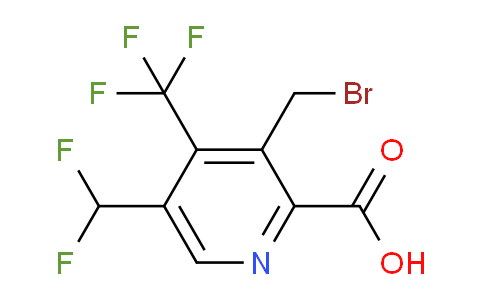 AM43746 | 1361705-02-3 | 3-(Bromomethyl)-5-(difluoromethyl)-4-(trifluoromethyl)pyridine-2-carboxylic acid