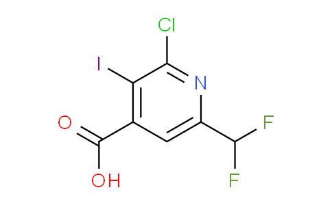 AM43748 | 1805074-58-1 | 2-Chloro-6-(difluoromethyl)-3-iodopyridine-4-carboxylic acid