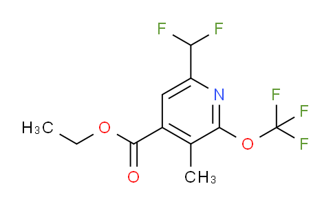 AM43749 | 1361888-60-9 | Ethyl 6-(difluoromethyl)-3-methyl-2-(trifluoromethoxy)pyridine-4-carboxylate