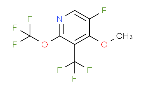 AM43768 | 1804323-42-9 | 5-Fluoro-4-methoxy-2-(trifluoromethoxy)-3-(trifluoromethyl)pyridine