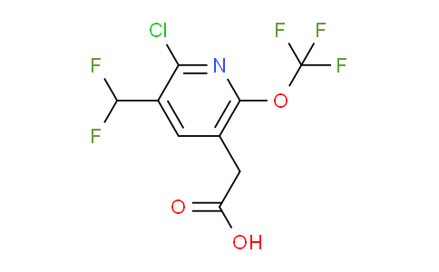 AM43775 | 1806159-30-7 | 2-Chloro-3-(difluoromethyl)-6-(trifluoromethoxy)pyridine-5-acetic acid