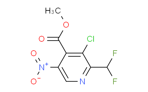 AM43781 | 1804496-15-8 | Methyl 3-chloro-2-(difluoromethyl)-5-nitropyridine-4-carboxylate