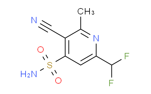 3-Cyano-6-(difluoromethyl)-2-methylpyridine-4-sulfonamide