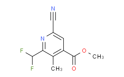 AM43806 | 1805973-00-5 | Methyl 6-cyano-2-(difluoromethyl)-3-methylpyridine-4-carboxylate