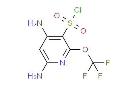 4,6-Diamino-2-(trifluoromethoxy)pyridine-3-sulfonyl chloride