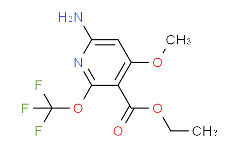 Ethyl 6-amino-4-methoxy-2-(trifluoromethoxy)pyridine-3-carboxylate
