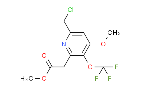 AM43832 | 1806769-50-5 | Methyl 6-(chloromethyl)-4-methoxy-3-(trifluoromethoxy)pyridine-2-acetate