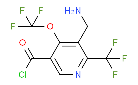 AM43836 | 1804670-31-2 | 3-(Aminomethyl)-4-(trifluoromethoxy)-2-(trifluoromethyl)pyridine-5-carbonyl chloride