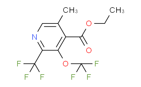 AM43843 | 1361903-13-0 | Ethyl 5-methyl-3-(trifluoromethoxy)-2-(trifluoromethyl)pyridine-4-carboxylate