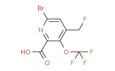 AM43851 | 1804546-23-3 | 6-Bromo-4-(fluoromethyl)-3-(trifluoromethoxy)pyridine-2-carboxylic acid