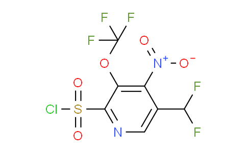 AM43853 | 1805300-82-6 | 5-(Difluoromethyl)-4-nitro-3-(trifluoromethoxy)pyridine-2-sulfonyl chloride