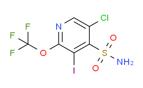 5-Chloro-3-iodo-2-(trifluoromethoxy)pyridine-4-sulfonamide