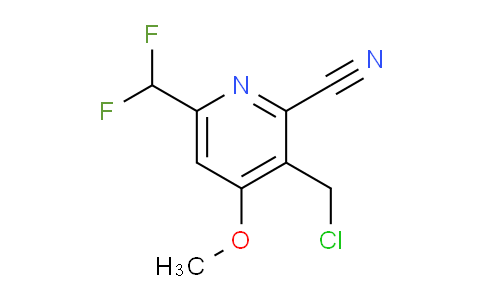 3-(Chloromethyl)-2-cyano-6-(difluoromethyl)-4-methoxypyridine