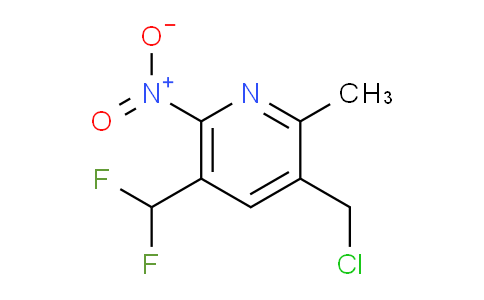 AM43872 | 1806038-31-2 | 3-(Chloromethyl)-5-(difluoromethyl)-2-methyl-6-nitropyridine
