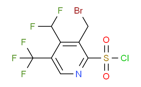 AM43880 | 1361808-27-6 | 3-(Bromomethyl)-4-(difluoromethyl)-5-(trifluoromethyl)pyridine-2-sulfonyl chloride